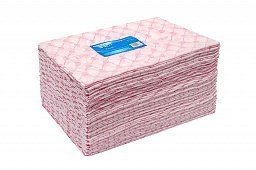 Антисептики, салфетки и перчатки:  White Line -  Полотенце малое White line 35*70 пачка розовый спанлейс (№50шт)