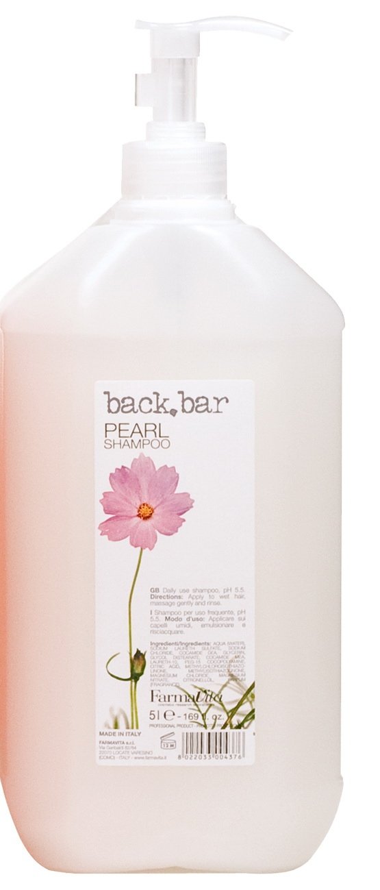 Шампуни для волос:  FarmaVita -  Жемчужный шампунь Back Bar Pearl Shampoo (5000 мл)