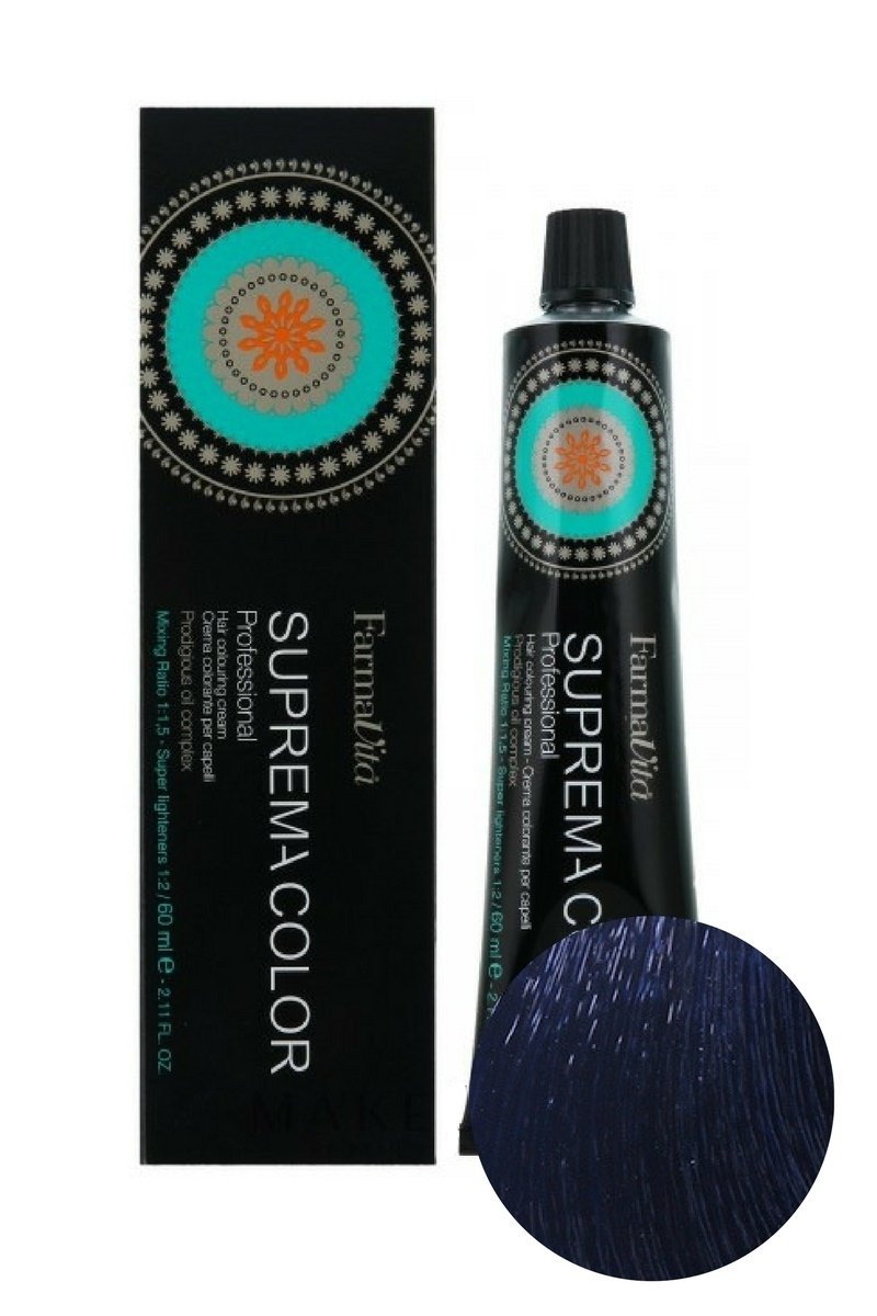 Корректоры краски для волос:  FarmaVita -  Корректор BLU микстон синий, 60 мл