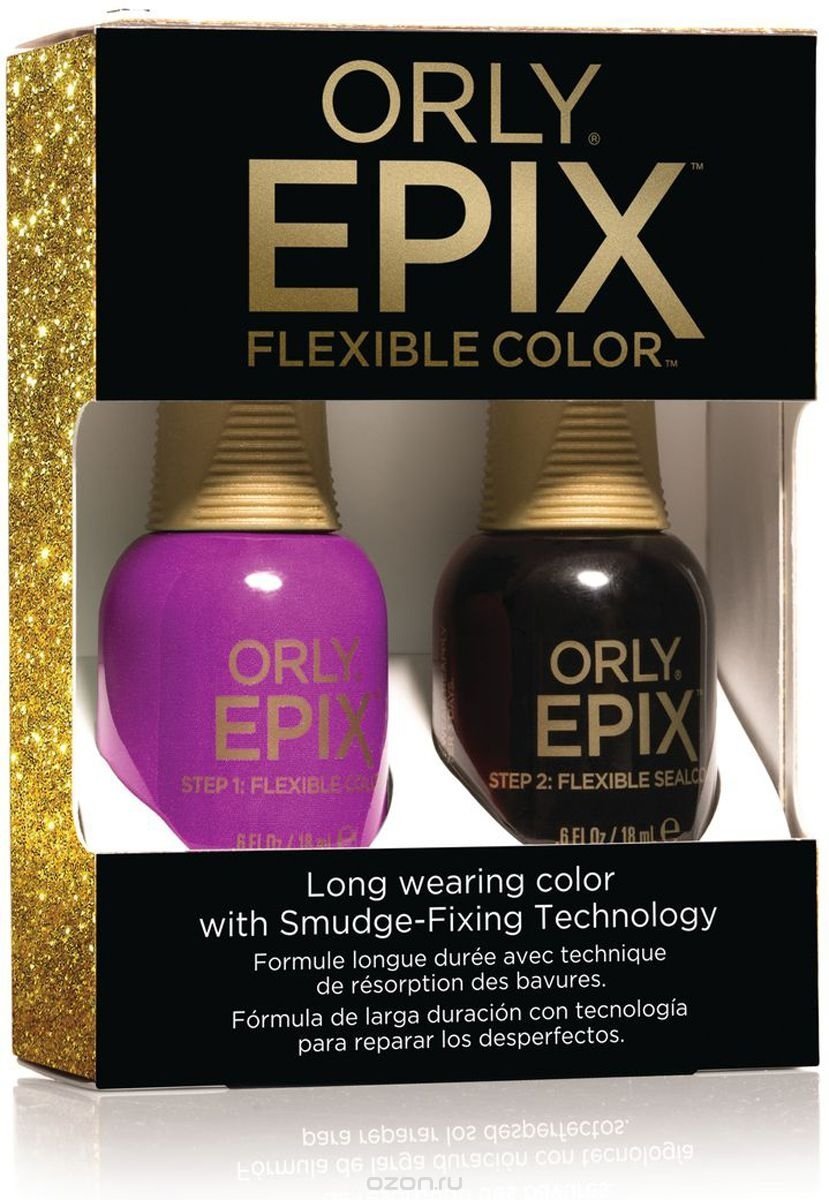 Подарочные наборы гелей и лаков:  705 Набор EPIX Эластичное цвет. покр. д/ногтей - Such a Critic (24800 и 29914) 18 мл 2 шт.