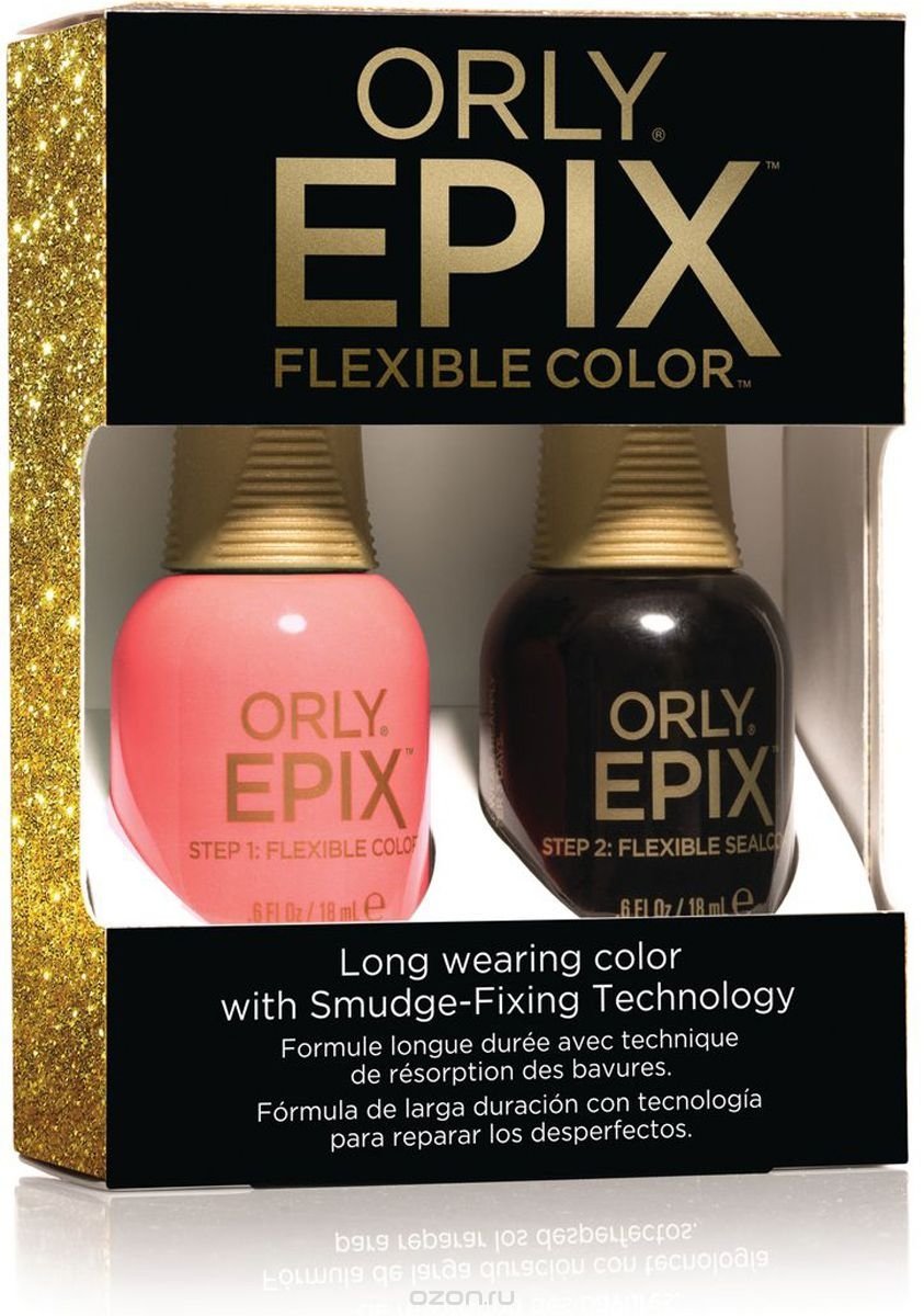 Подарочные наборы гелей и лаков:  Эластичное цветное покрытие для ногтей ORLY EPIX - Набор Call My Agent (24800 и 29918) (18 мл, 2 шт)