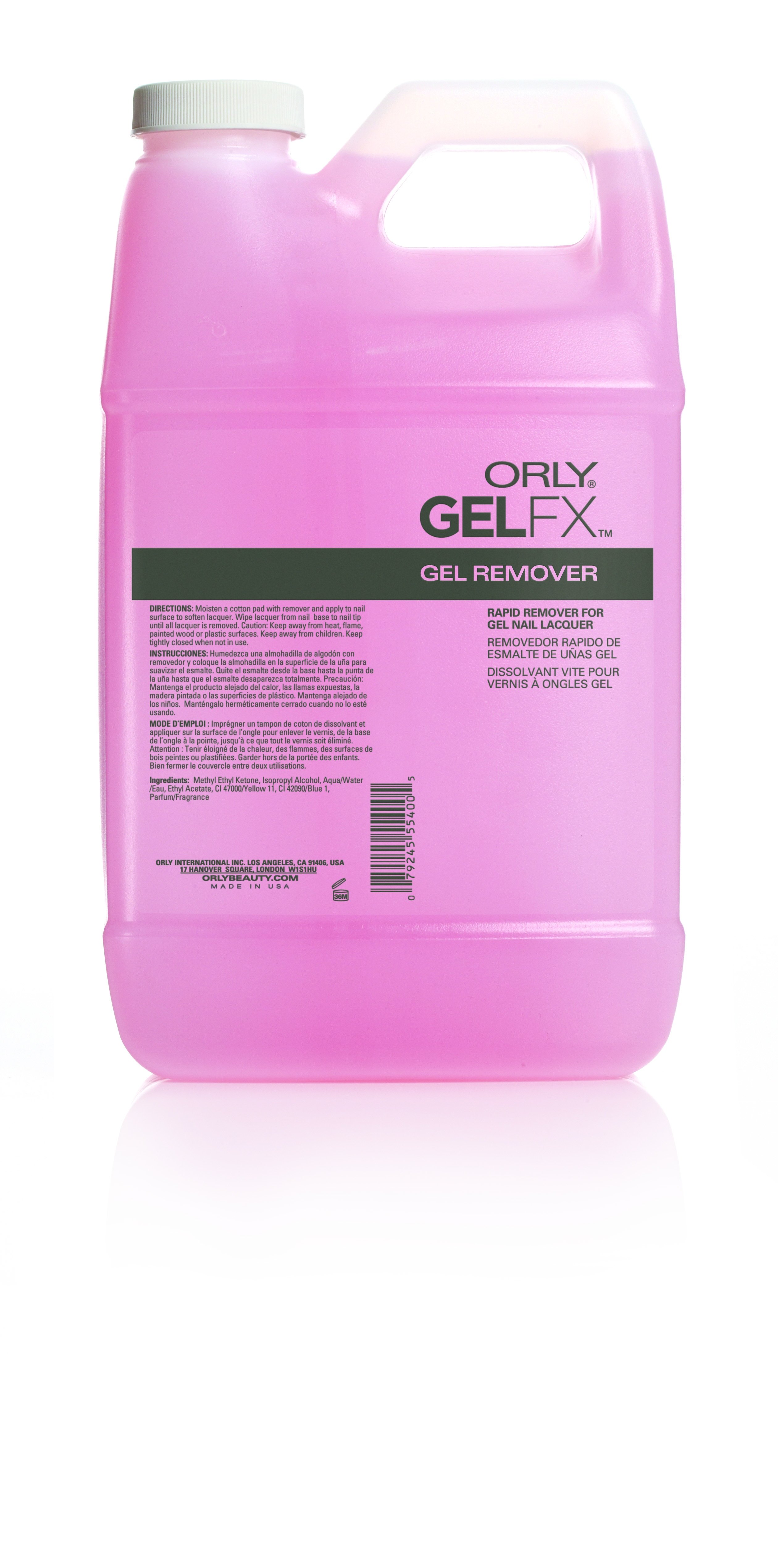 Средства для снятия лака:  Жидкость для удаления гель-лака ORLY Gel Fx Remover (1890 мл)
