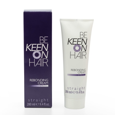 Средства для кератинового выпрямления:  KEEN -  Крем для выпрямления волос Сильный KEEN REBONDING CREAM STRONG  (280 мл)