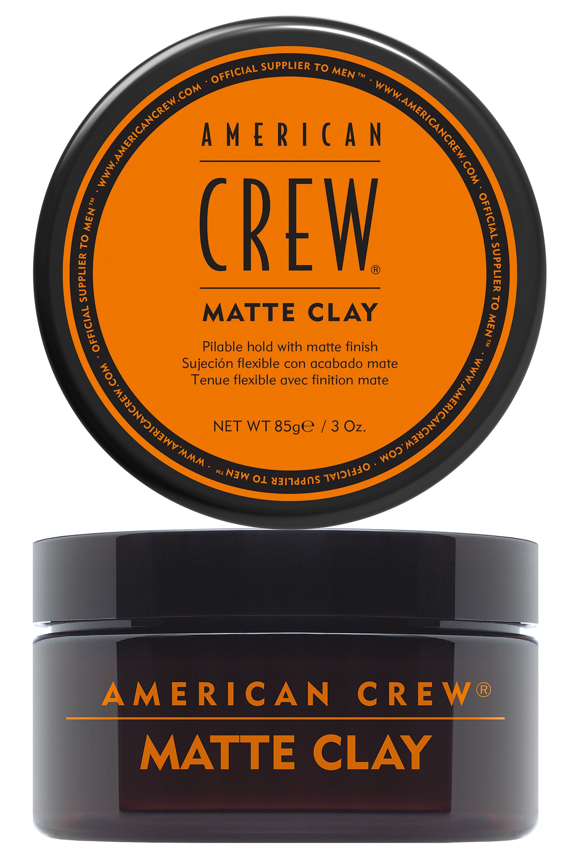Мужские средства для укладки волос:  AMERICAN CREW -  Пластичная матовая глина American Crew Matte Clay (85 мл) (85 мл)